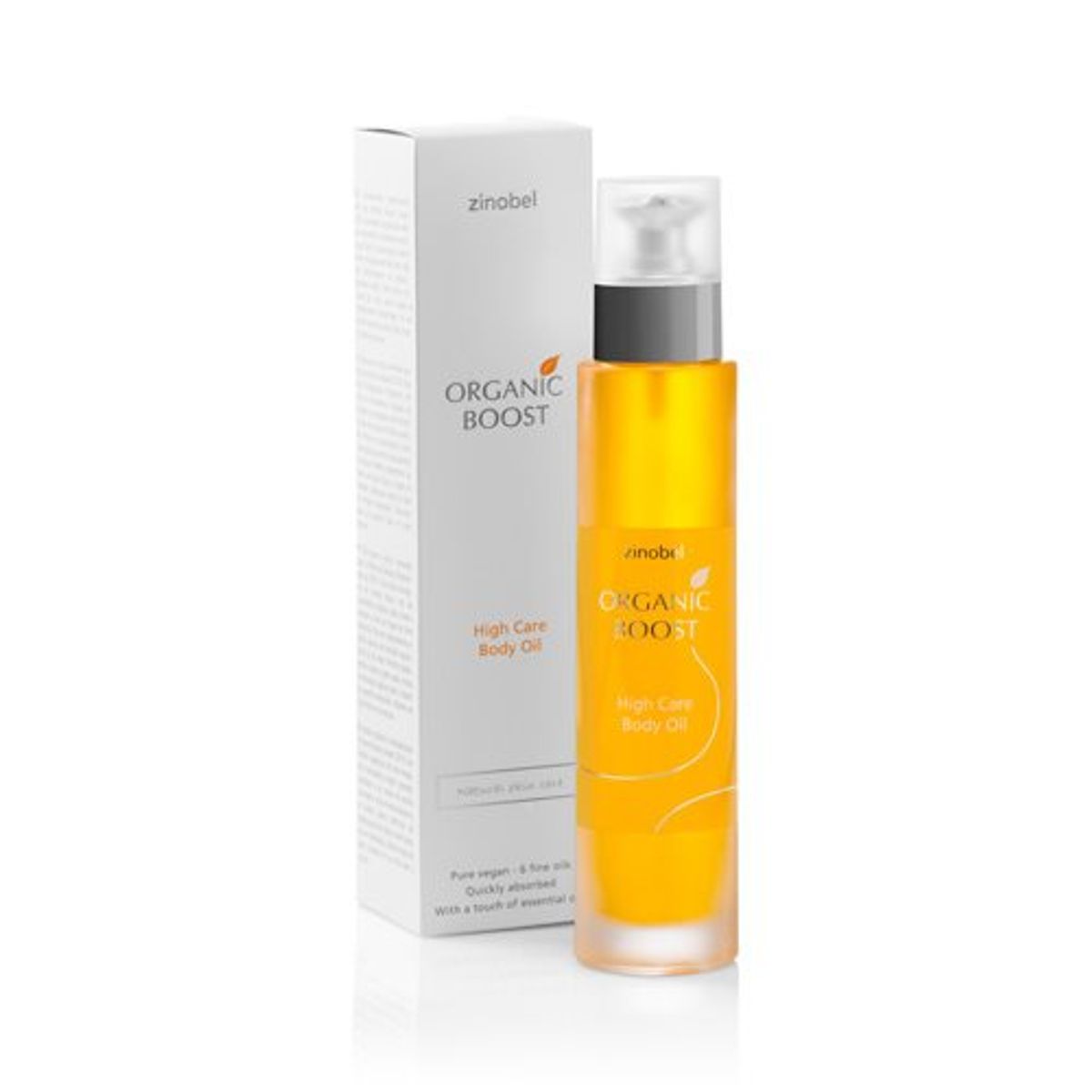 Zinobel Organic Boost Body Oil High Care, 100ml.