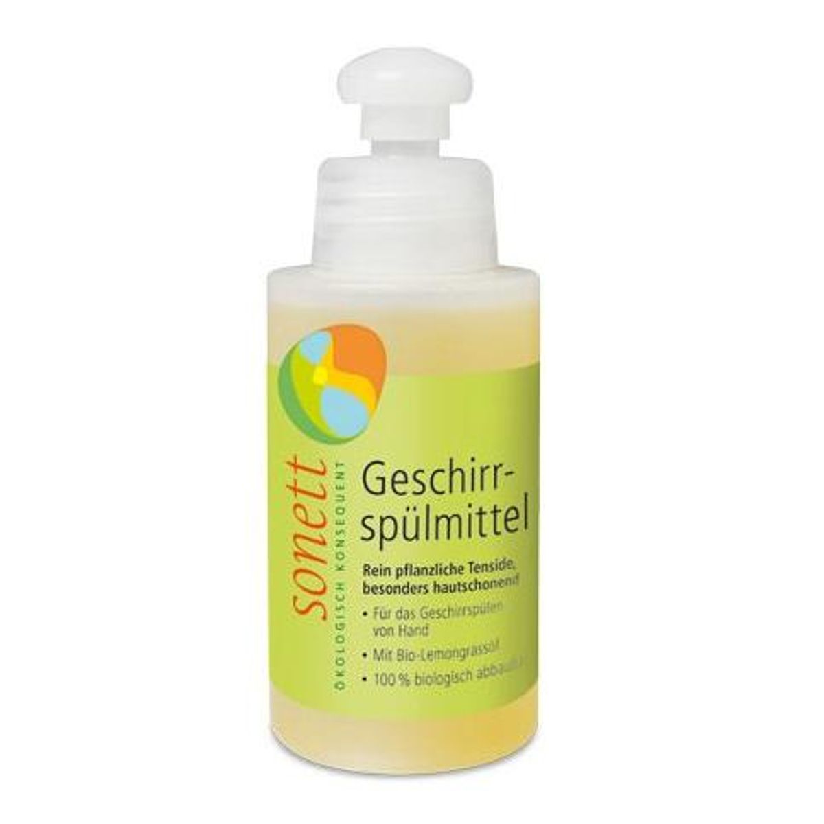 Sonett Opvaskemiddel citron, 120ml.