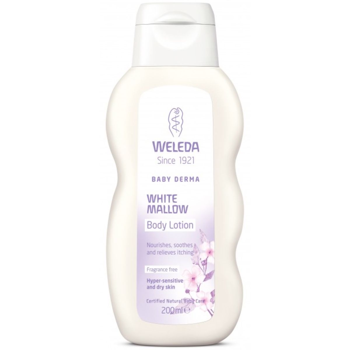 Weleda Bodylotion White Mallow Baby Derma, 200ml.