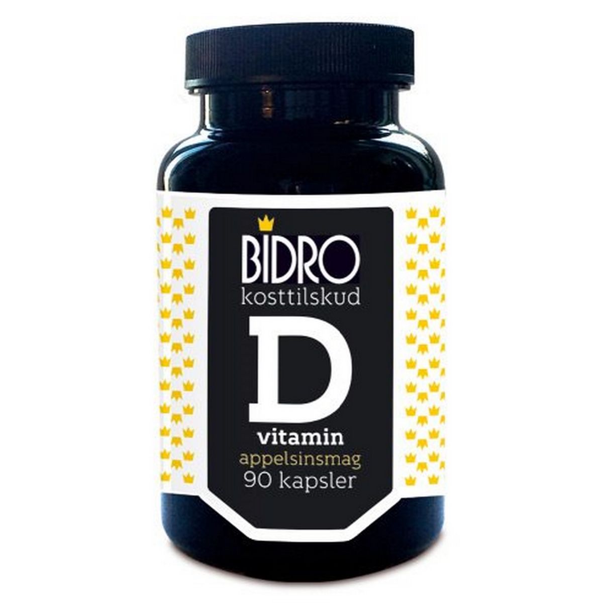 Bidro D-vitamin 38 ug m.appelsinsmag, 90kap.