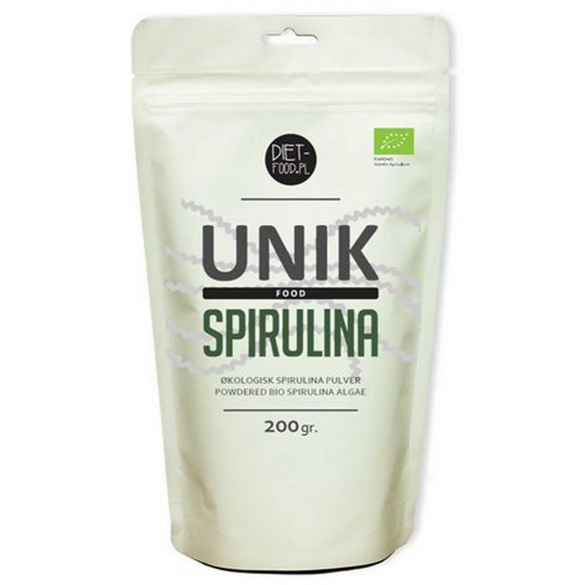 Diet-food Spirulina pulver Ø, 200g.