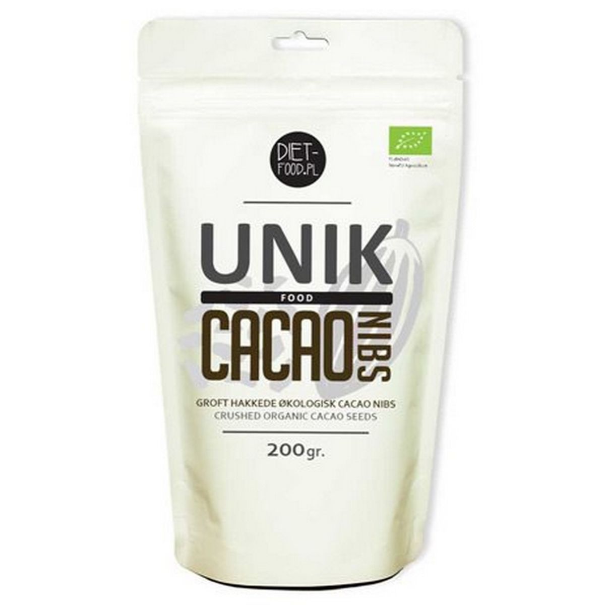 Diet-food Cacao nibs grofthakkede Ø, 200g.