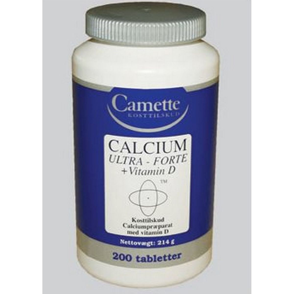 Camette Calcium Ultra Forte + D-vitamin, 200tab.