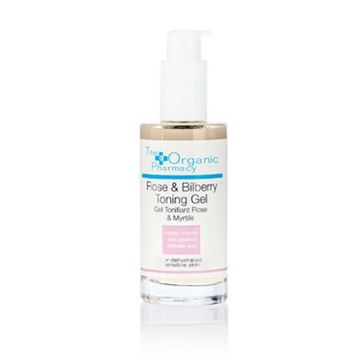 The Organic Pharmacy Rose & Bilberry Toning Gel, 50ml.