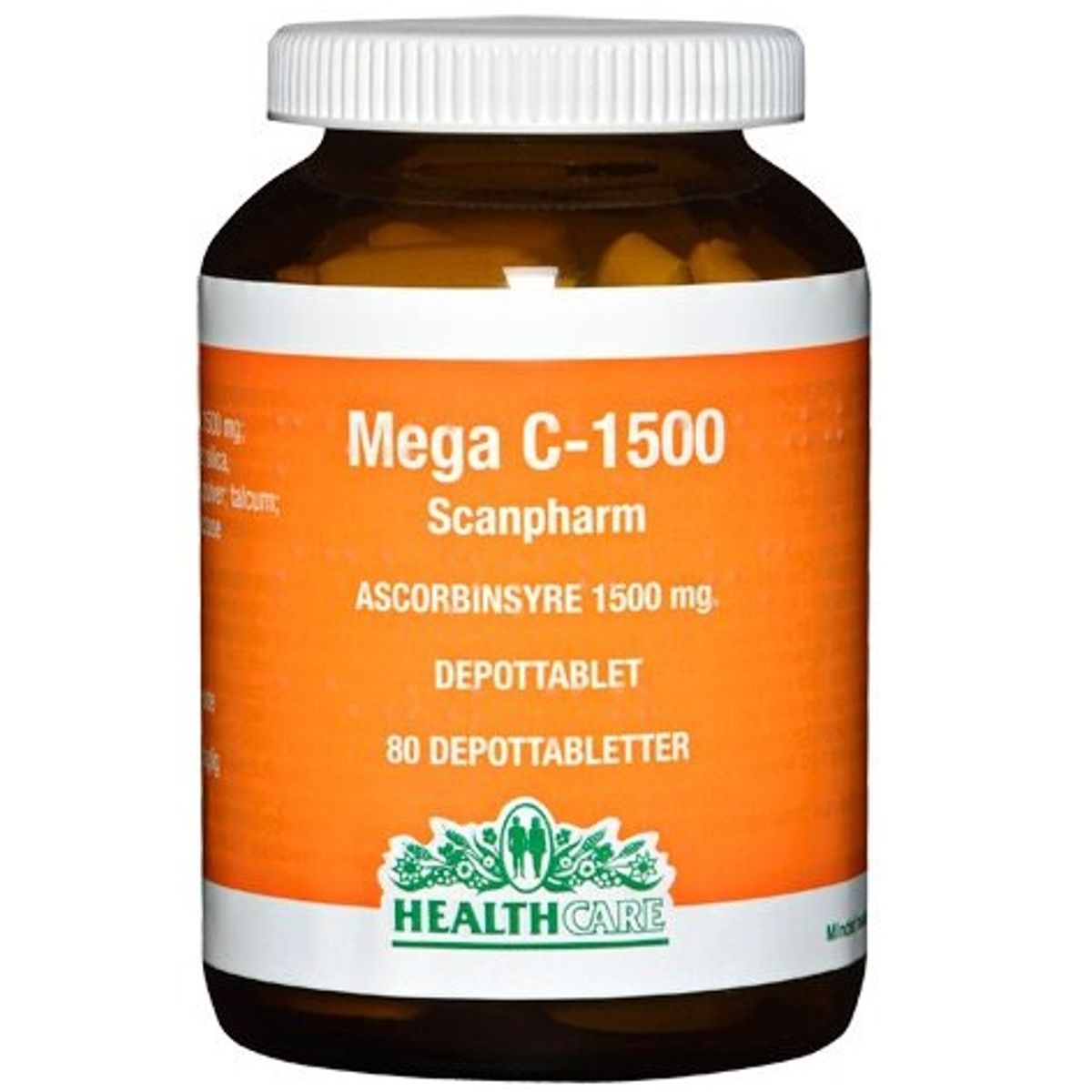 Health Care Mega C 1500 mg, 80tab.