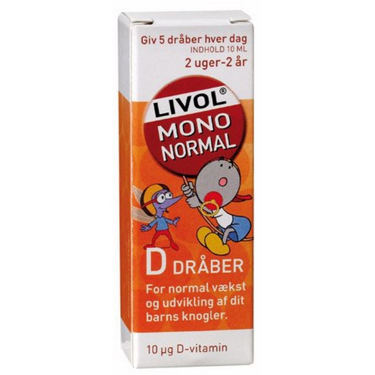 Livol D-dråber til børn, 10ml.