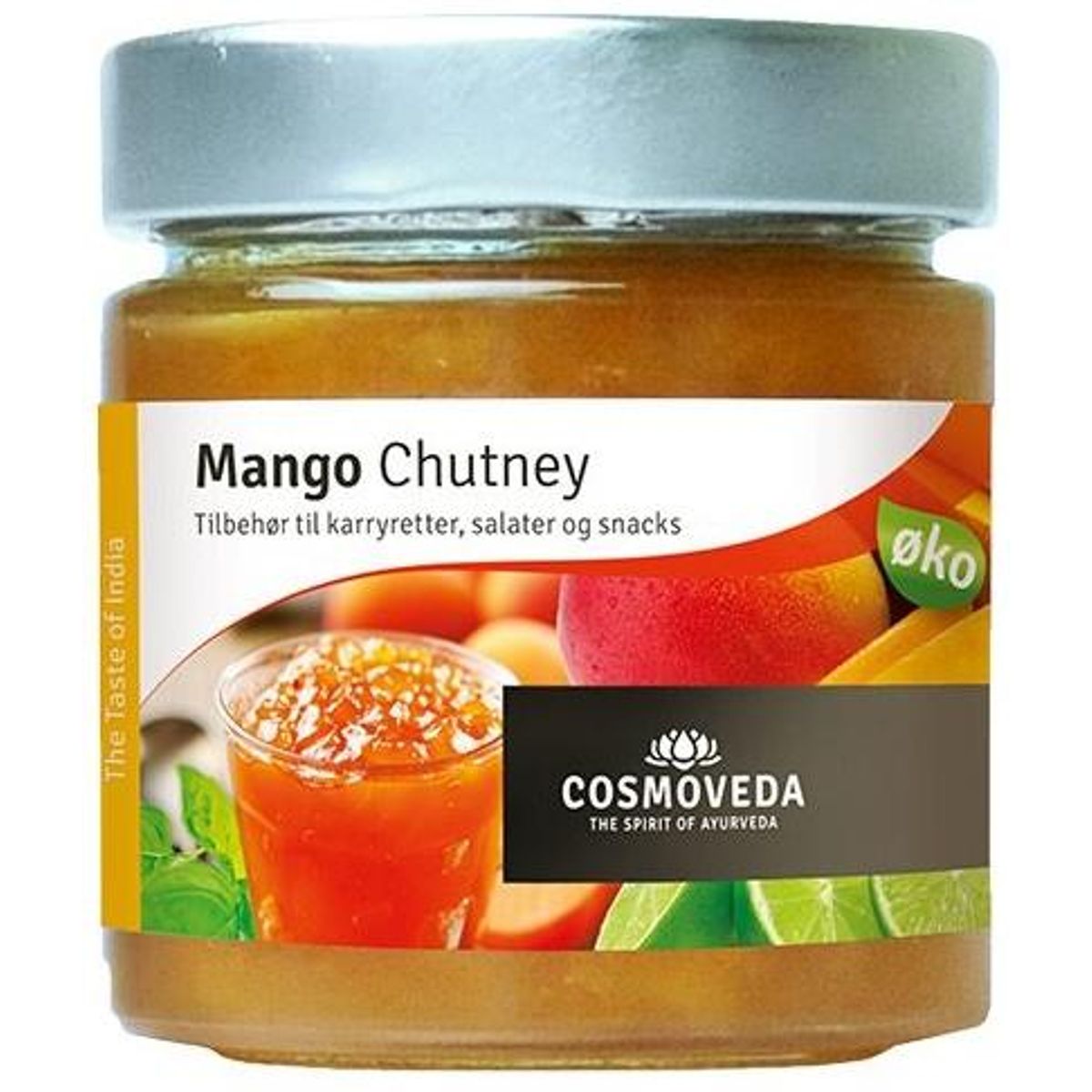 Cosmoveda Chutney Mango Ø, 225g.