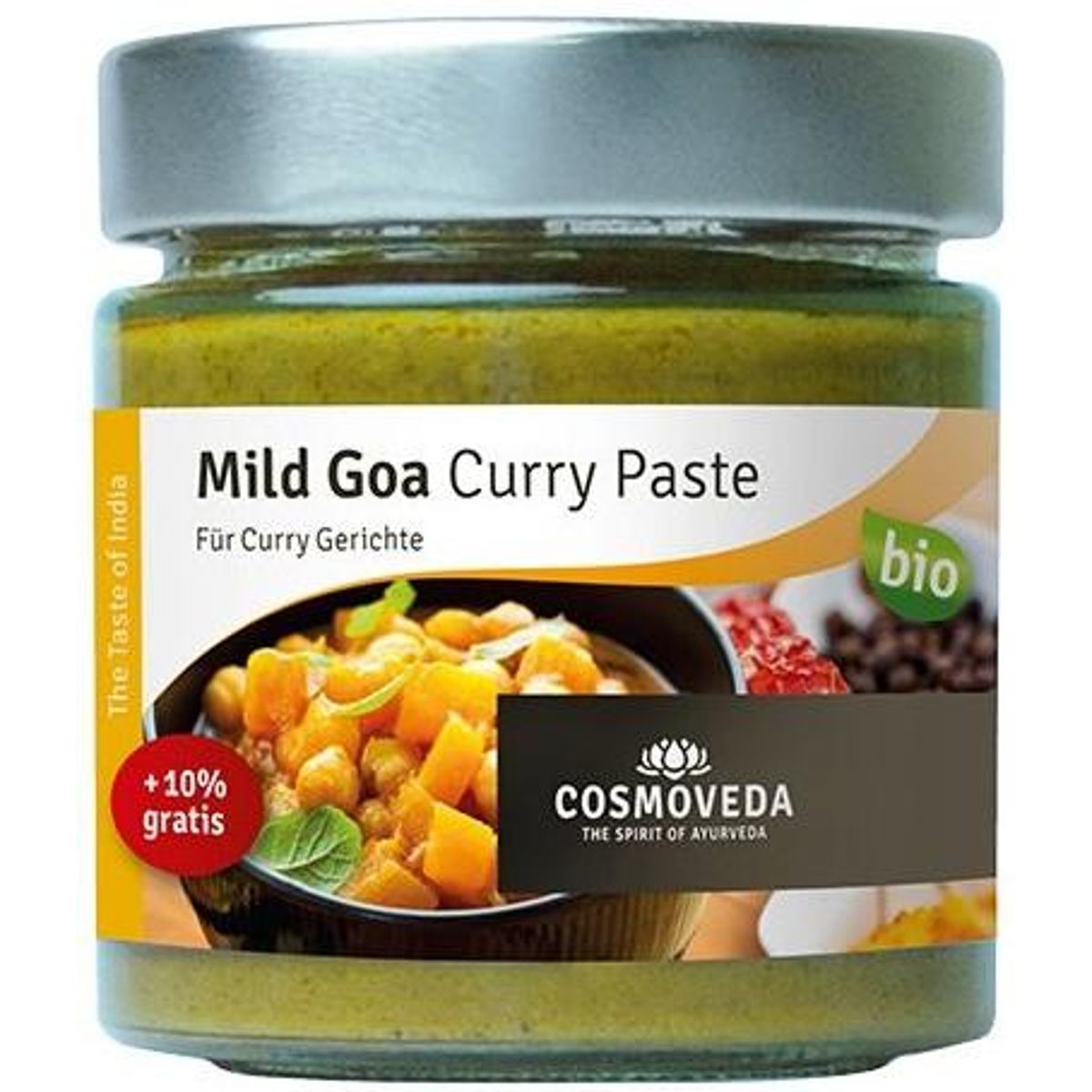 Cosmoveda Mild Goa Curry Paste Ø, 175g.