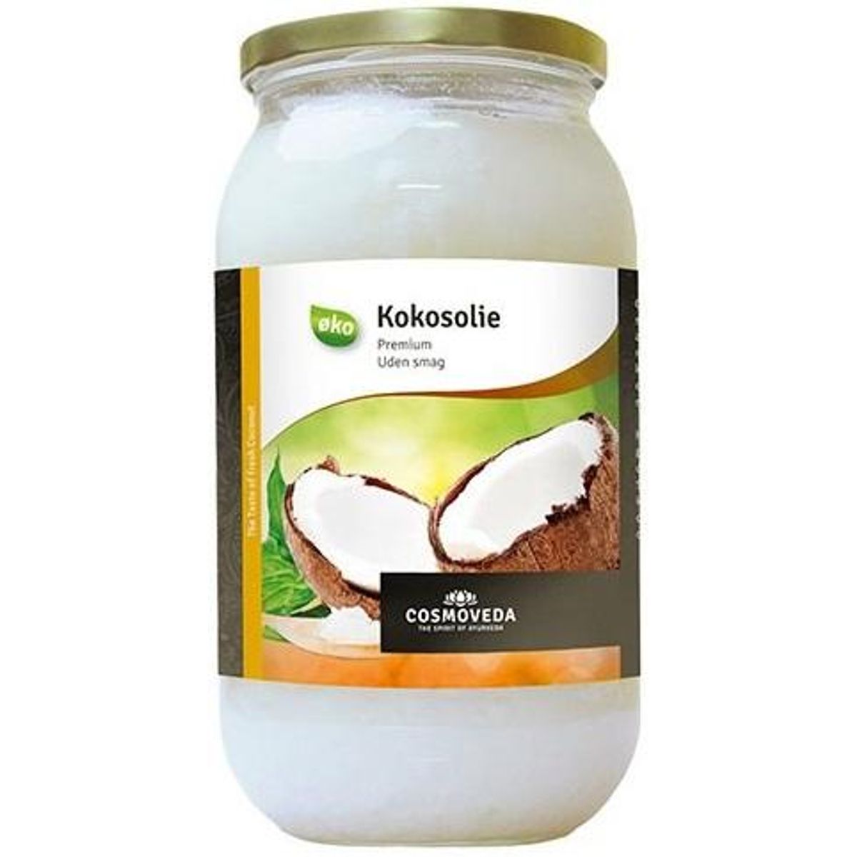 Cosmoveda Kokosolie (u.smag - ideel til stegning) Ø, 900g.