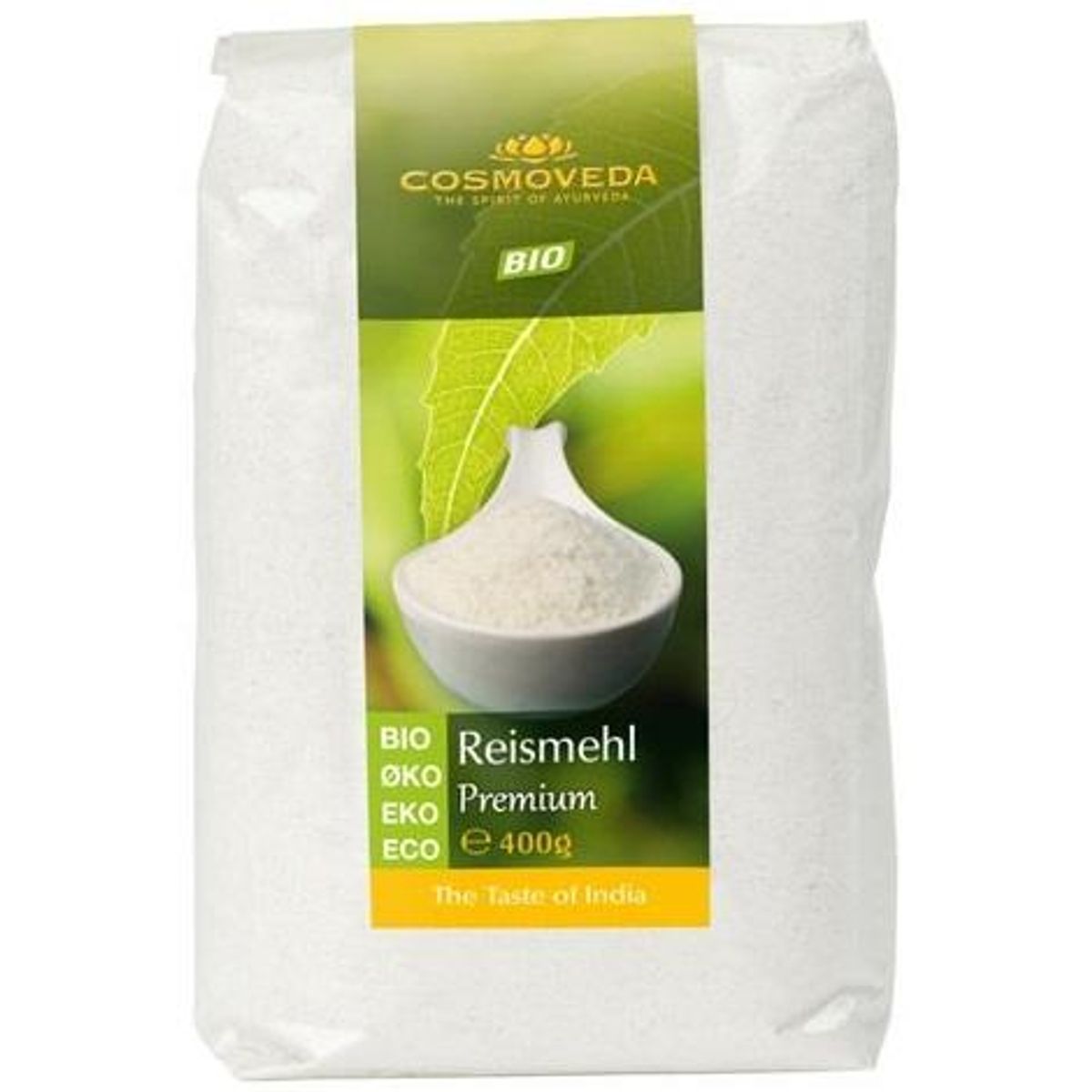 Cosmoveda Rismel fuldkorn Ø, 400g.