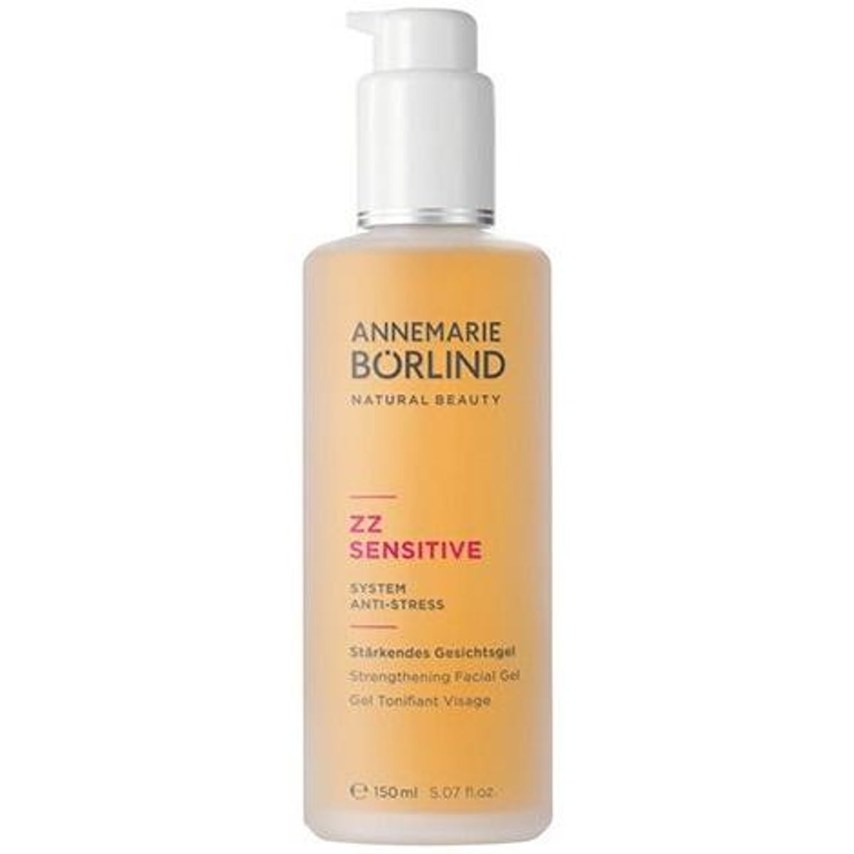 AnneMarie Börlind ZZ Sensitive Facial Gel Strengtning System anti-stress, 150ml.