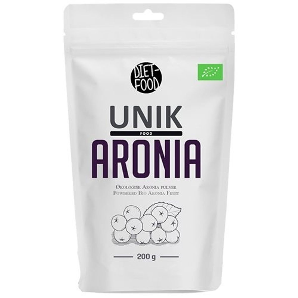 Diet-food Aronia pulver Ø 200g.