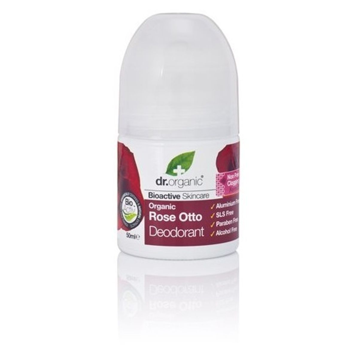 Dr. Organic Deodorant Rose Otto 50ml.