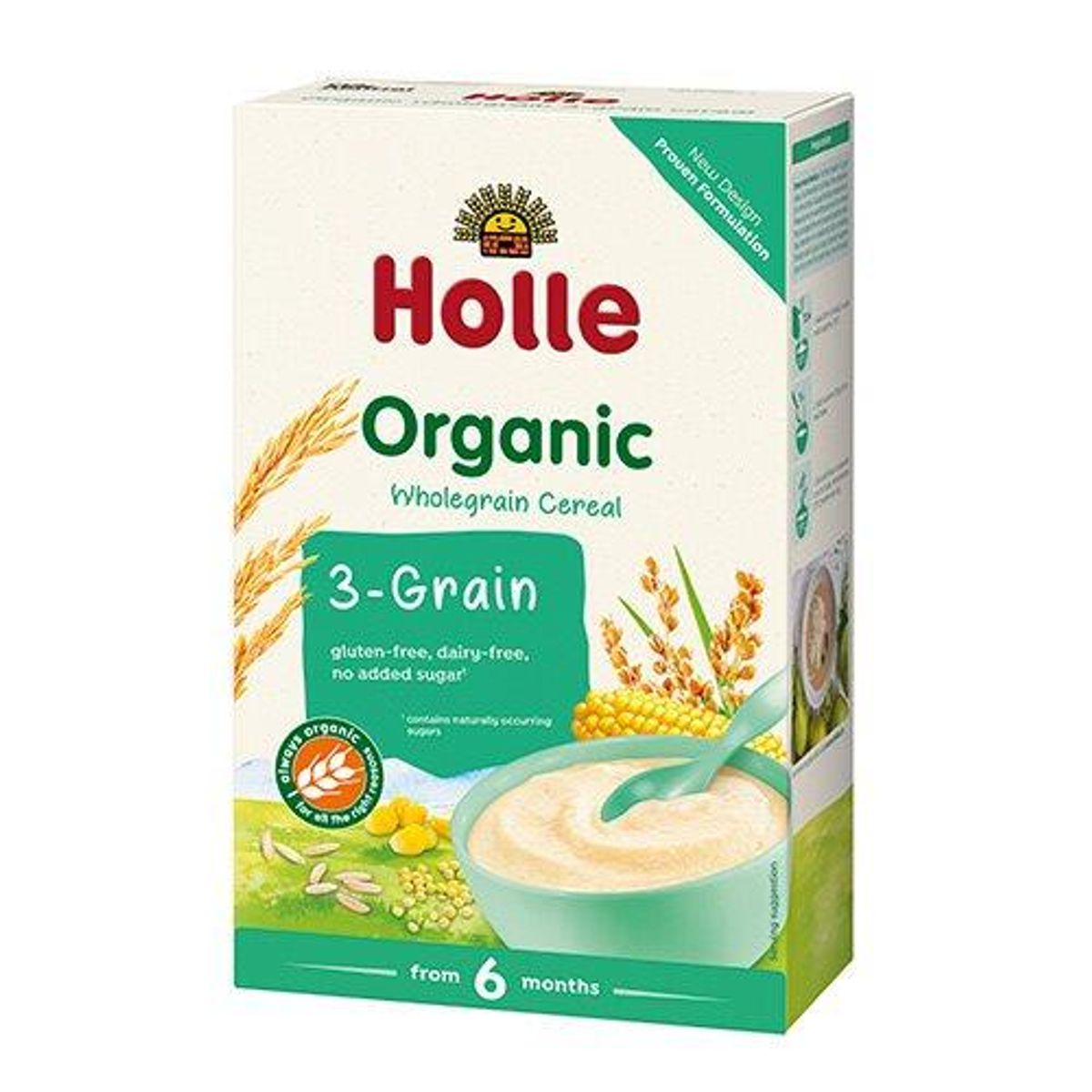 3-kornsgrød Holle Ø, 250 g