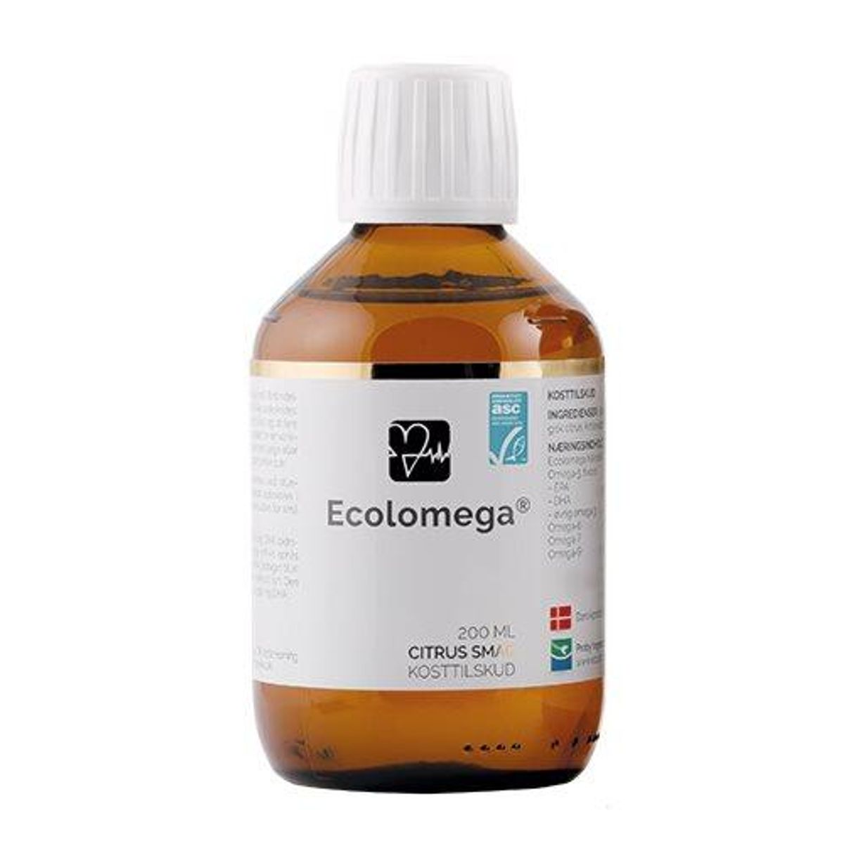 Ecolomega fiskeolie, 200ml.