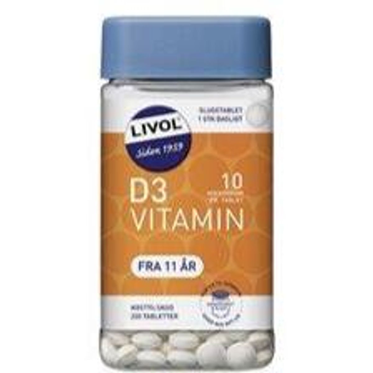 Livol Vitamin D 10 µg, 220 tab / 50 g