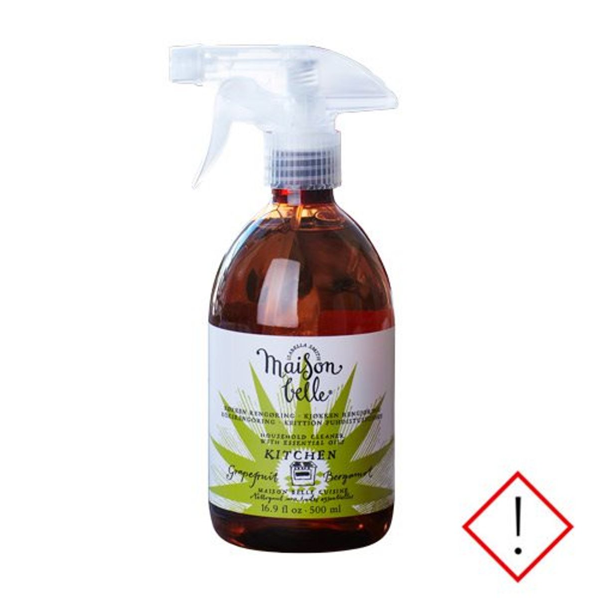 Maison Belle Køkken rengøring spray Grapefruit/Bergamote, 500 ml