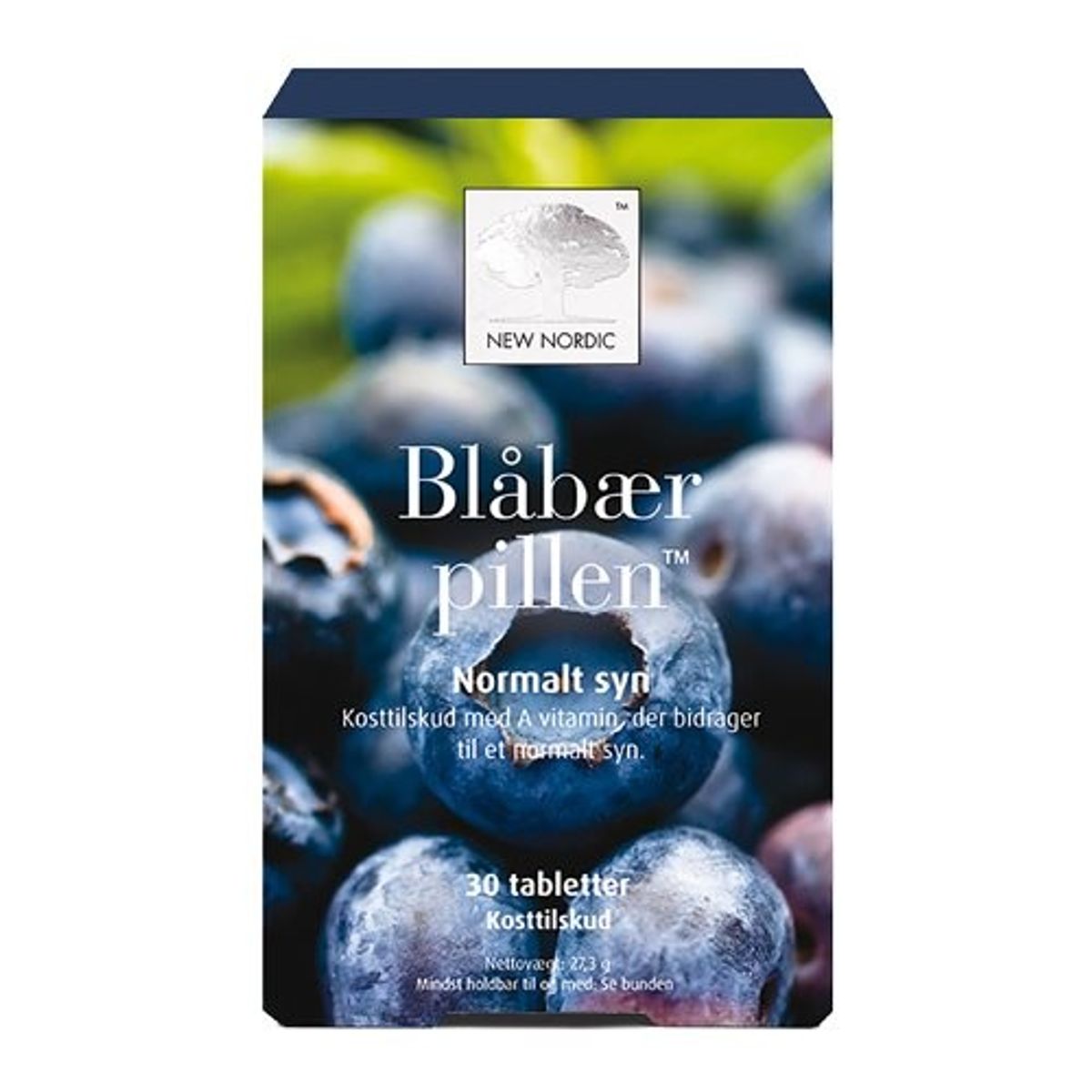 New Nordic Blåbærpillen, 30tab/27,30g