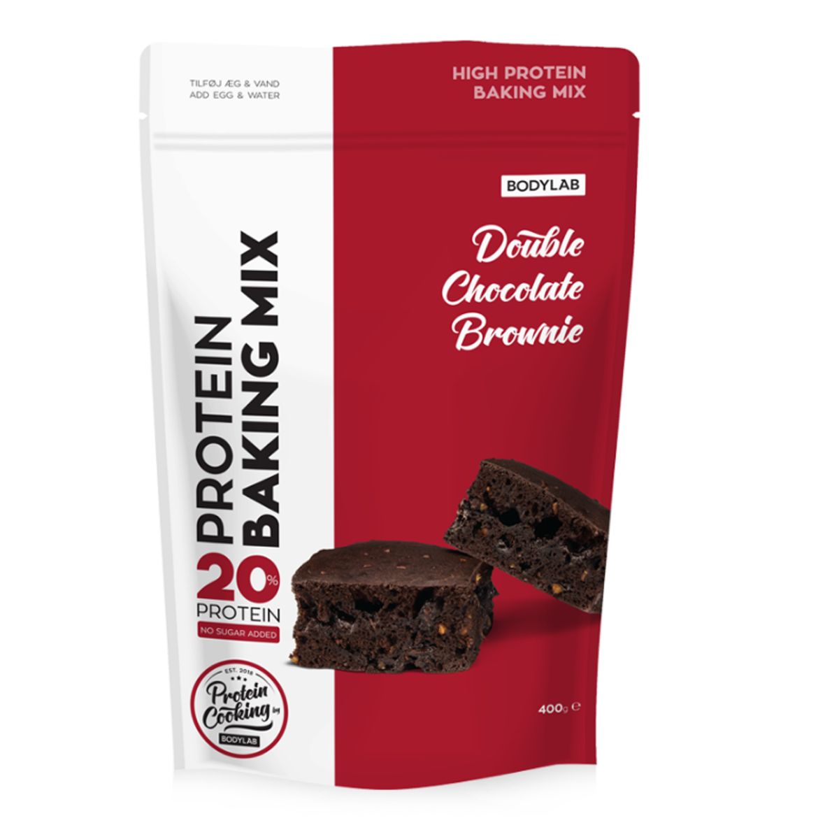 Bodylab Protein Baking Mix - Double Chocolate Brownie, 400g.