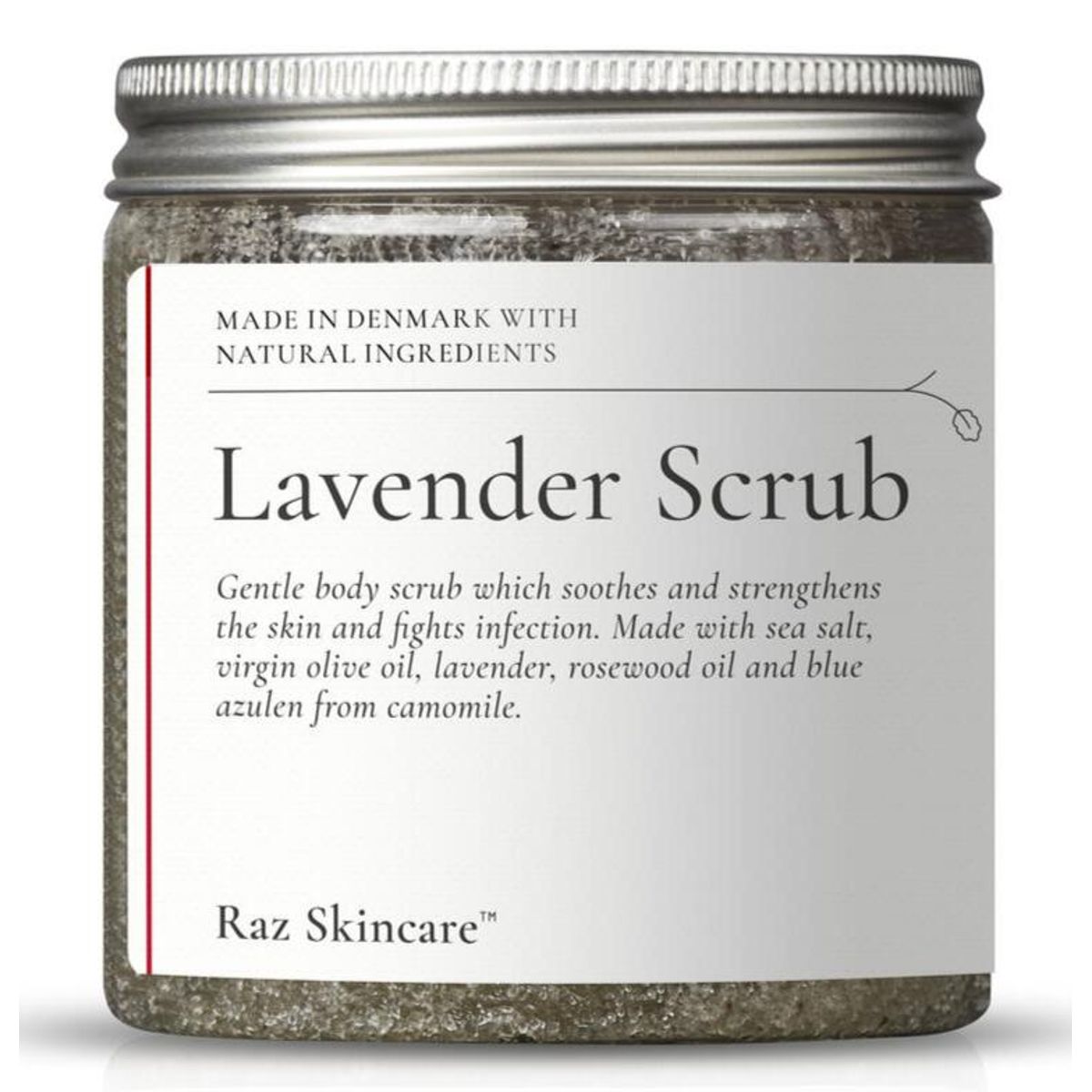 Raz Skincare Lavender Scrub, 200g.