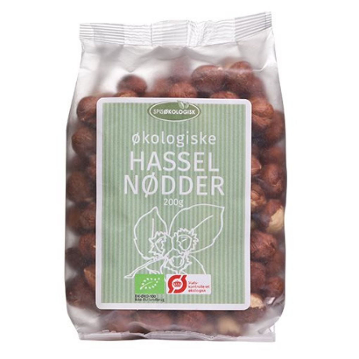 Hasselnødder Ø Spis Økologisk, 200g