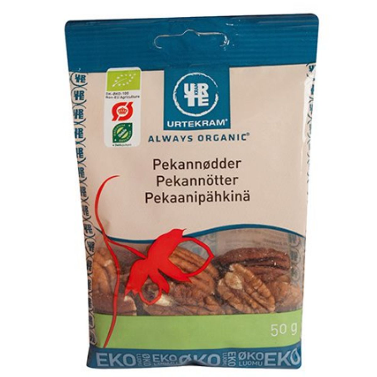 Pekannødder Ø, 50g