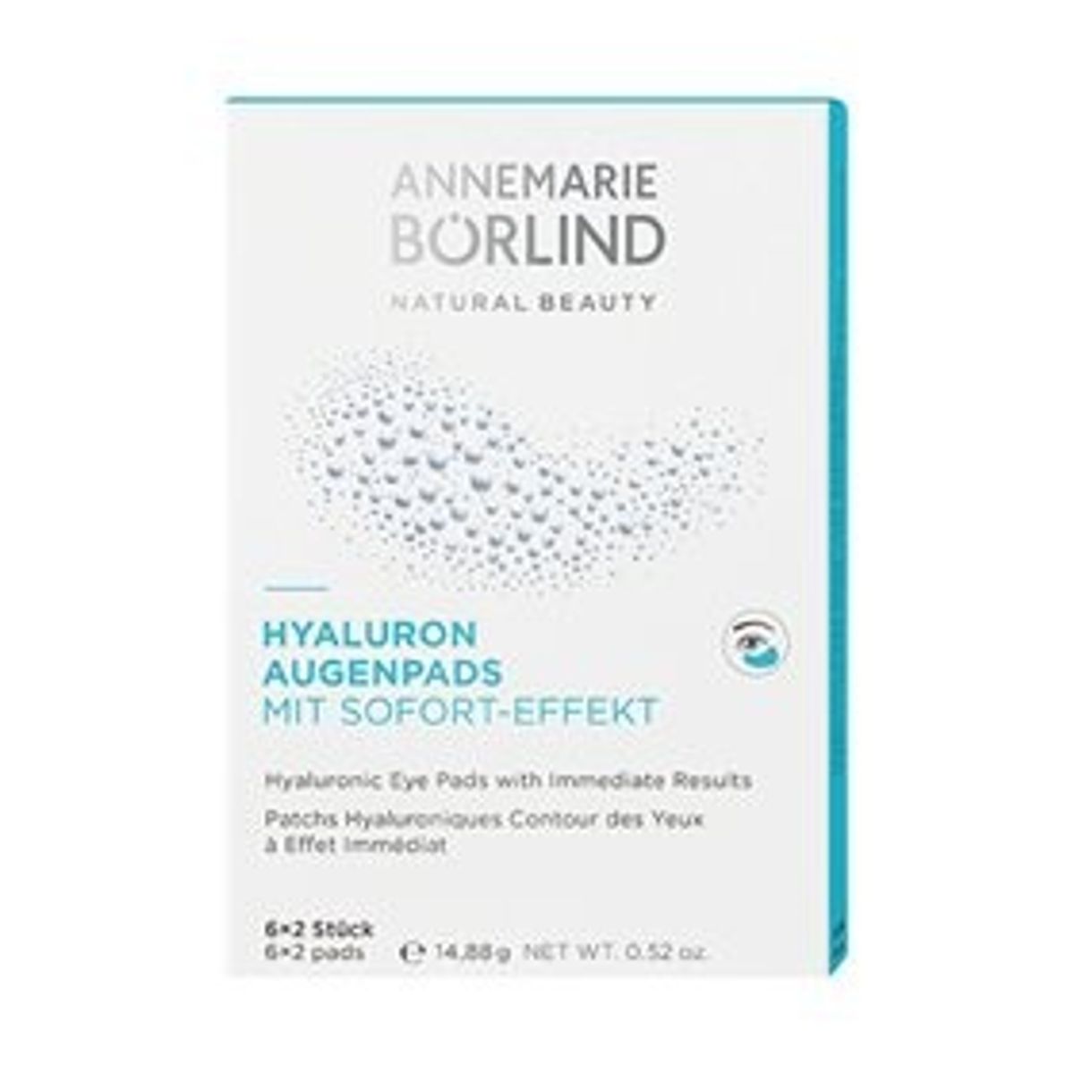 Annemarie Börlind Eye pads revitalizing AquaNature, 12 stk.