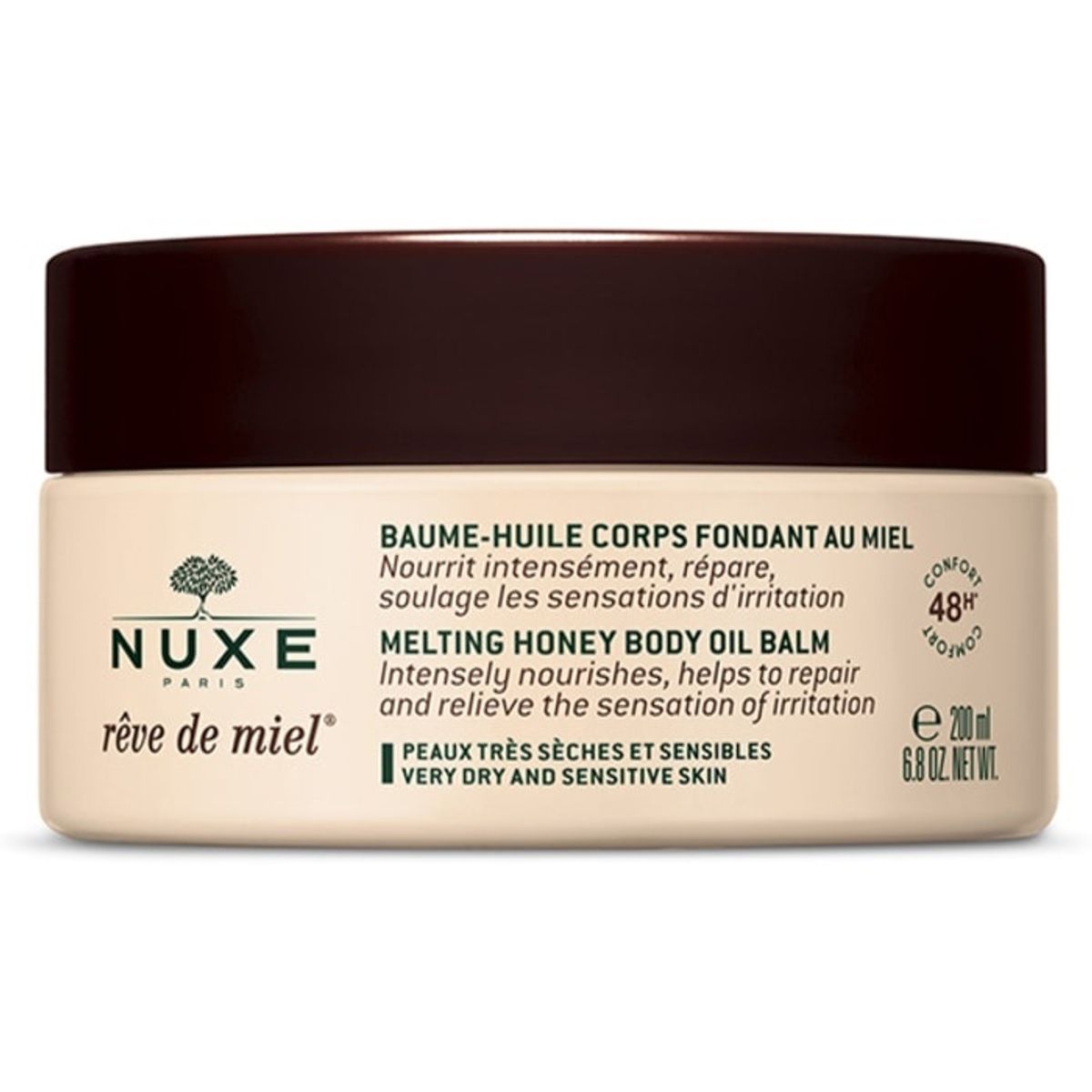 Nuxe Reve de miel Melting Honey Body Oil Balm, 200ml.