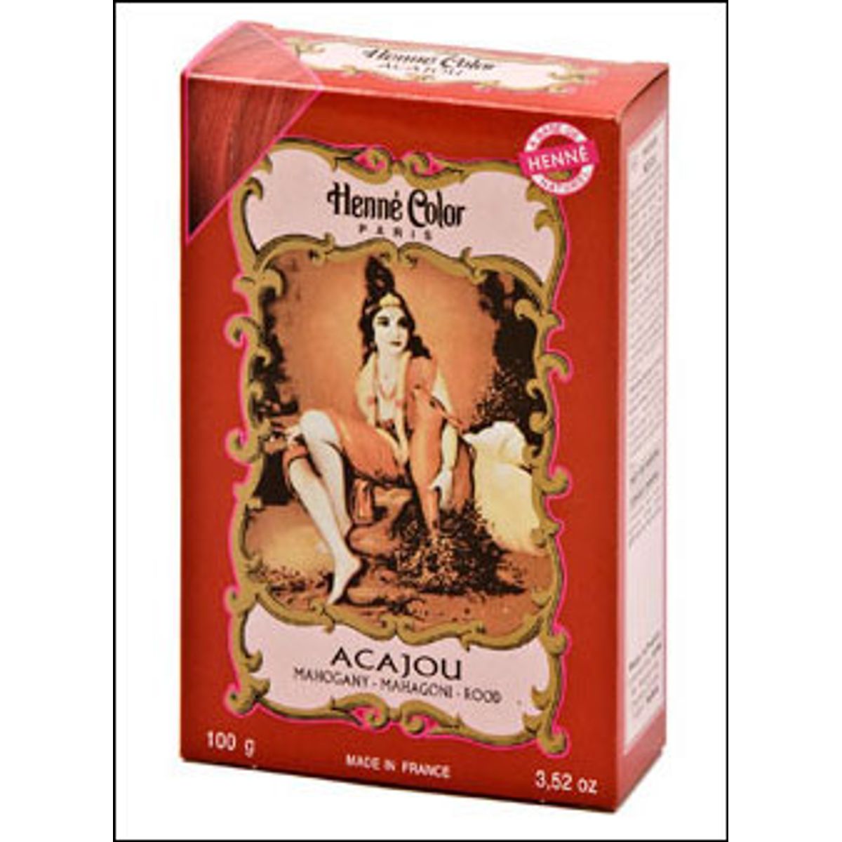 Henna Hårfarve Pulver Mahogni, 100g.