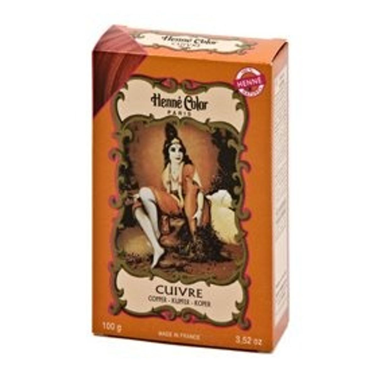 Henna Hårfarve Pulver Kobber, 100g.