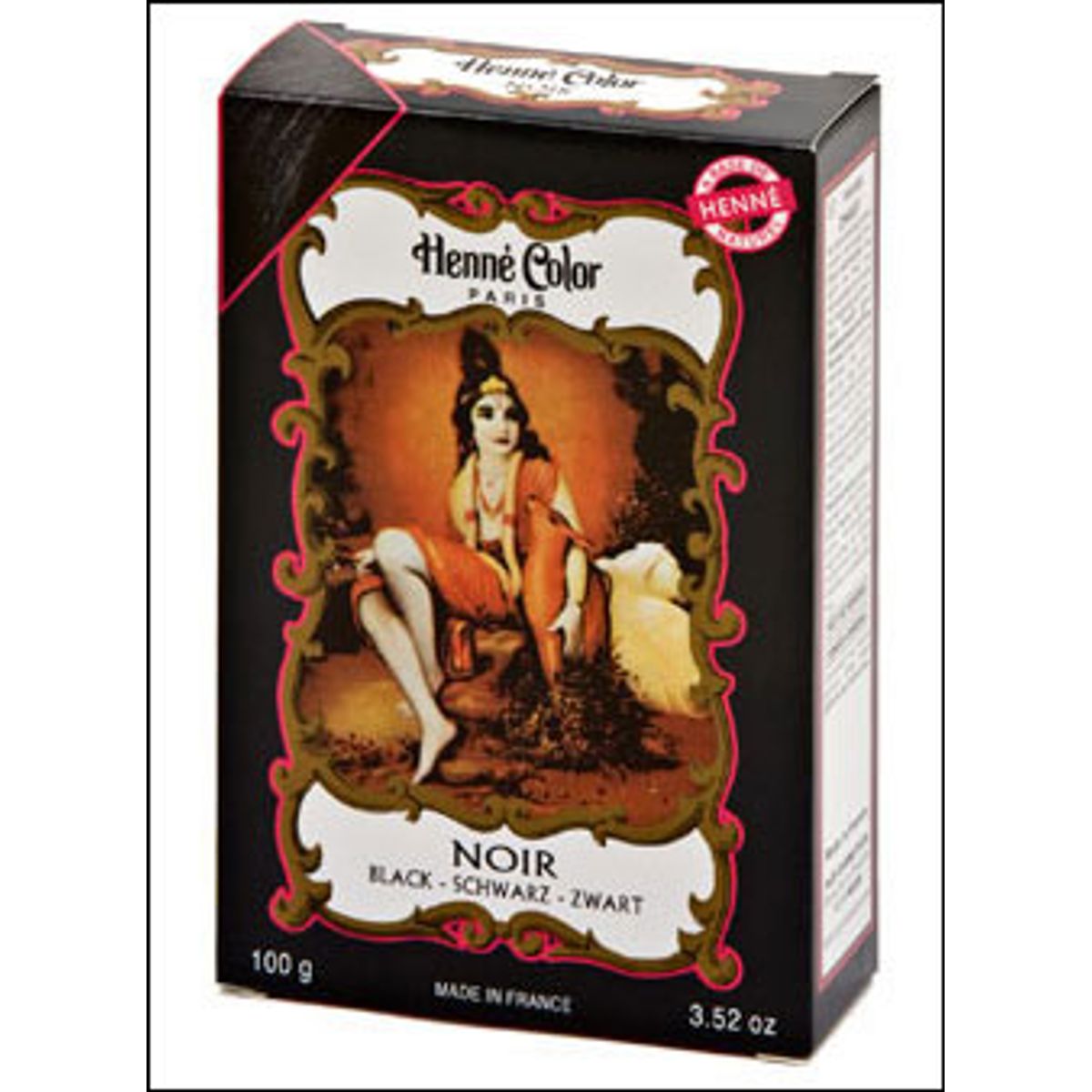 Henna Hårfarve Pulver Sort, 100g.