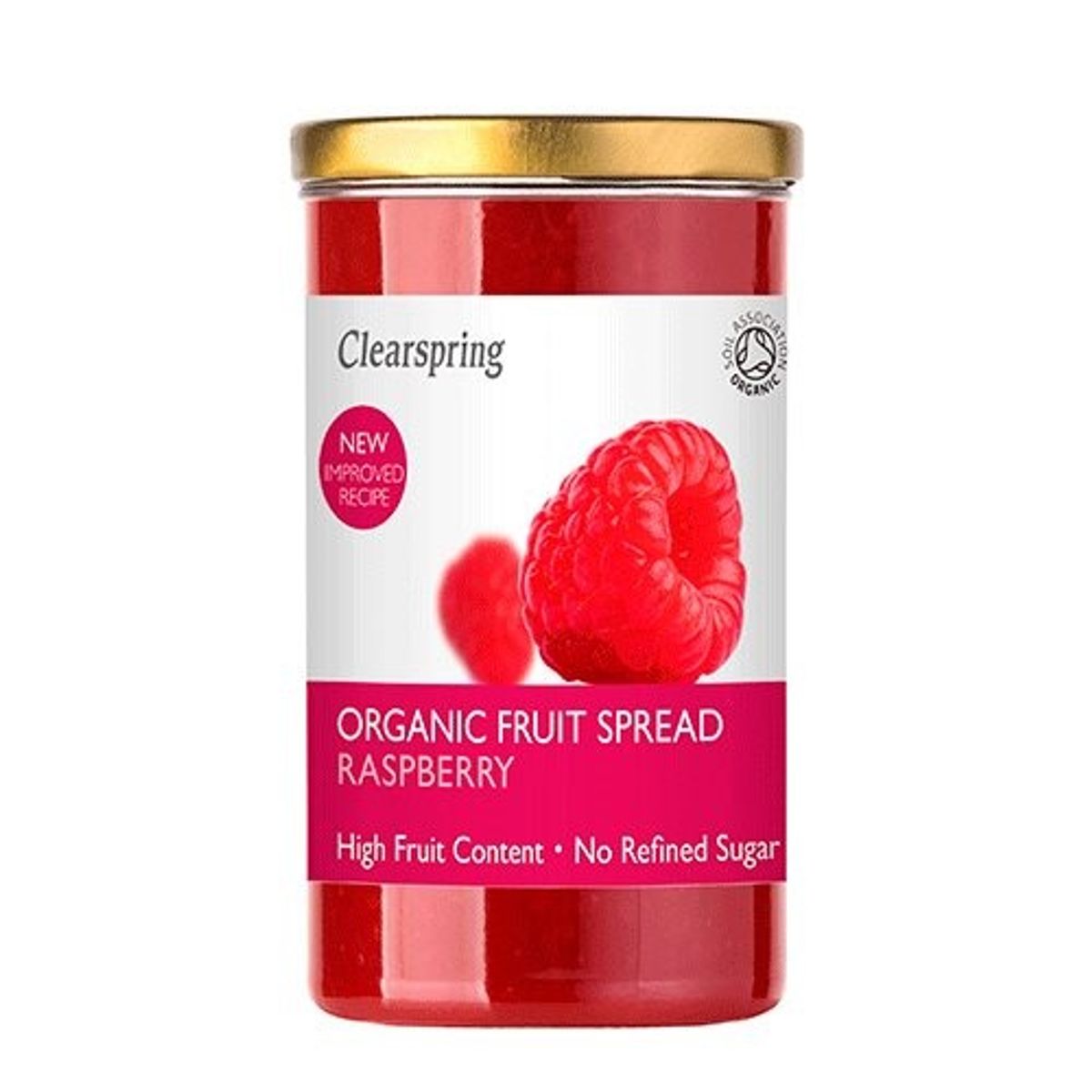 Clearspring Marmelade Hindbær Ø, 280g