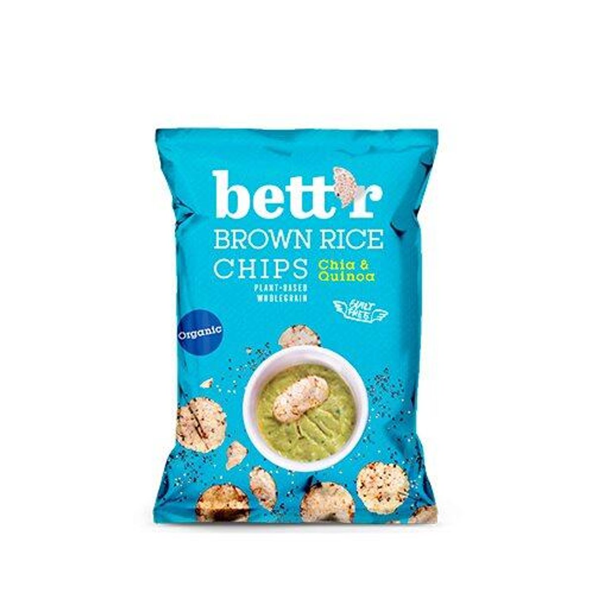 Bett´r Ris Chips med chia og quinoa Ø, 60g