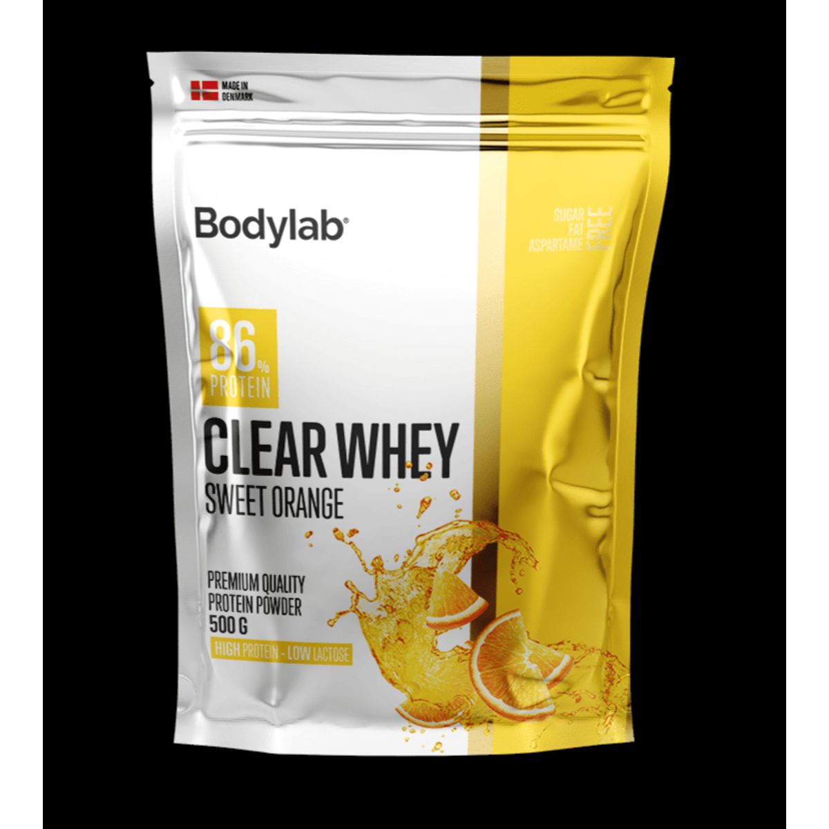 Bodylab Clear Whey Sweet Orange, 500 g.