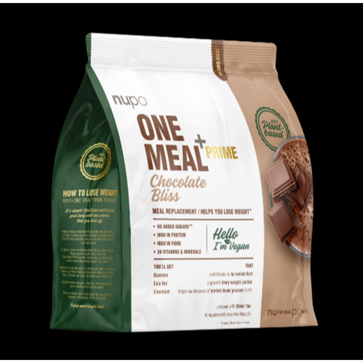 Nupo One Meal +Prime Chocolate Bliss, 6/9 port.