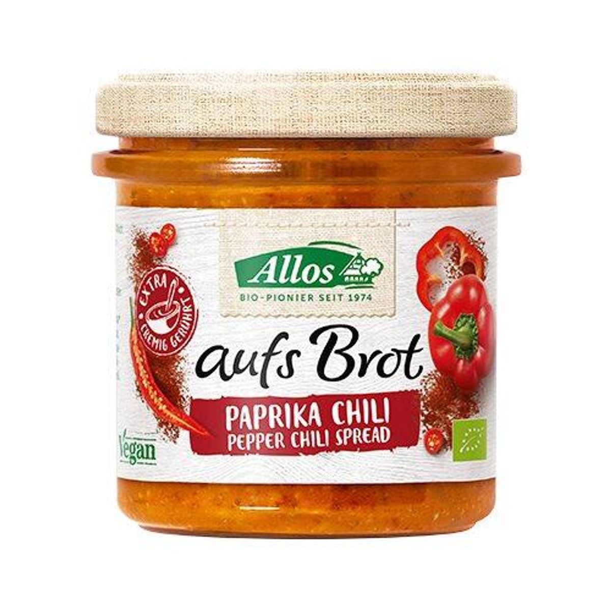 Allos Smørepålæg Ø Aufs Brot Peber frugt- Chili, 140g