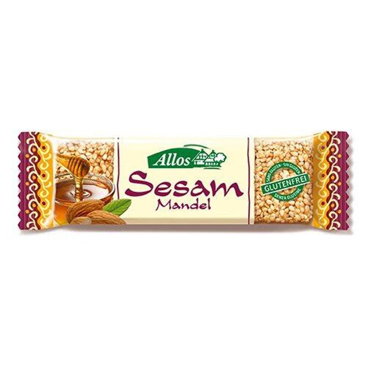 Allos Sesam mandel bar Ø, 30g