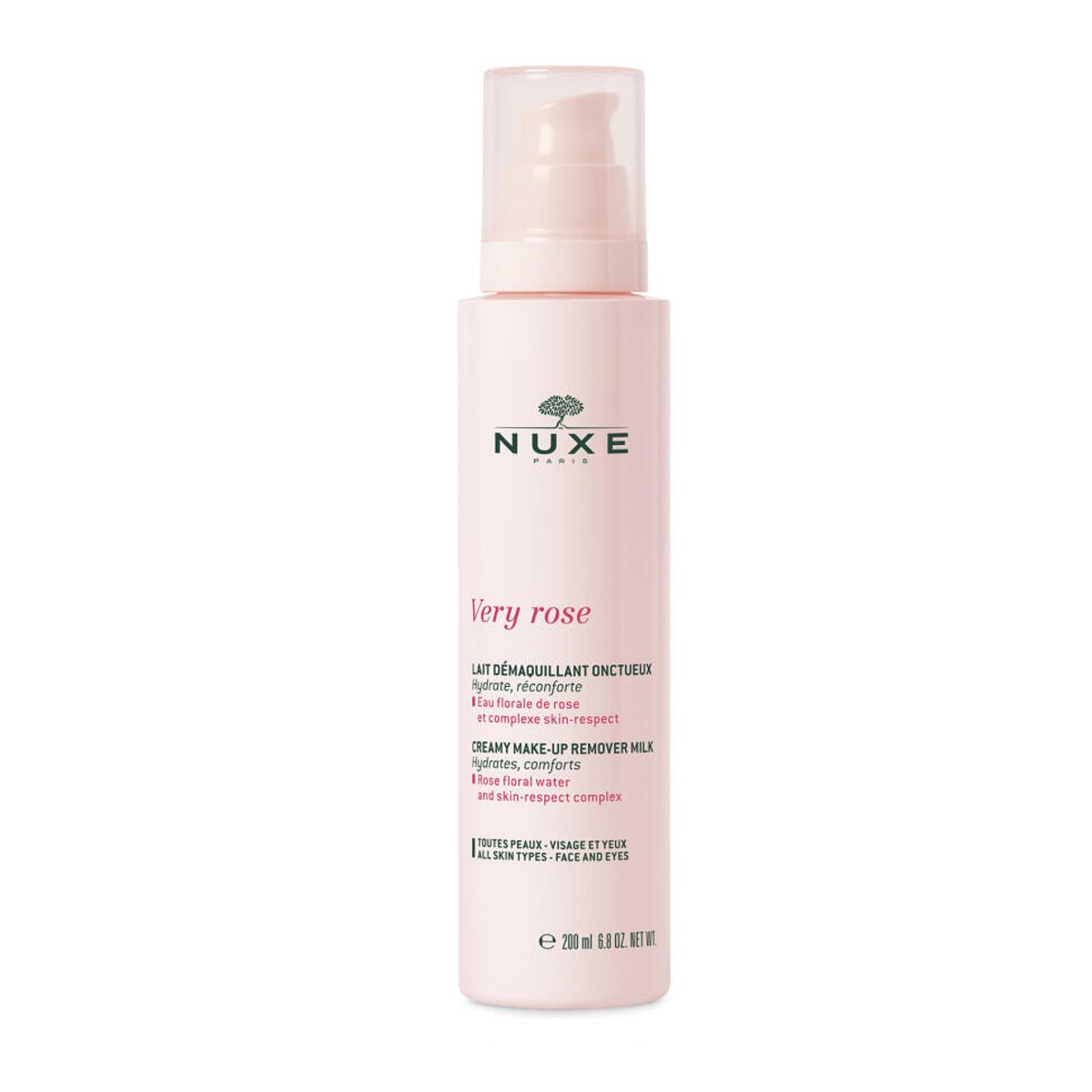 Nuxe Very Rose Cleansing Milk, 200 ml.