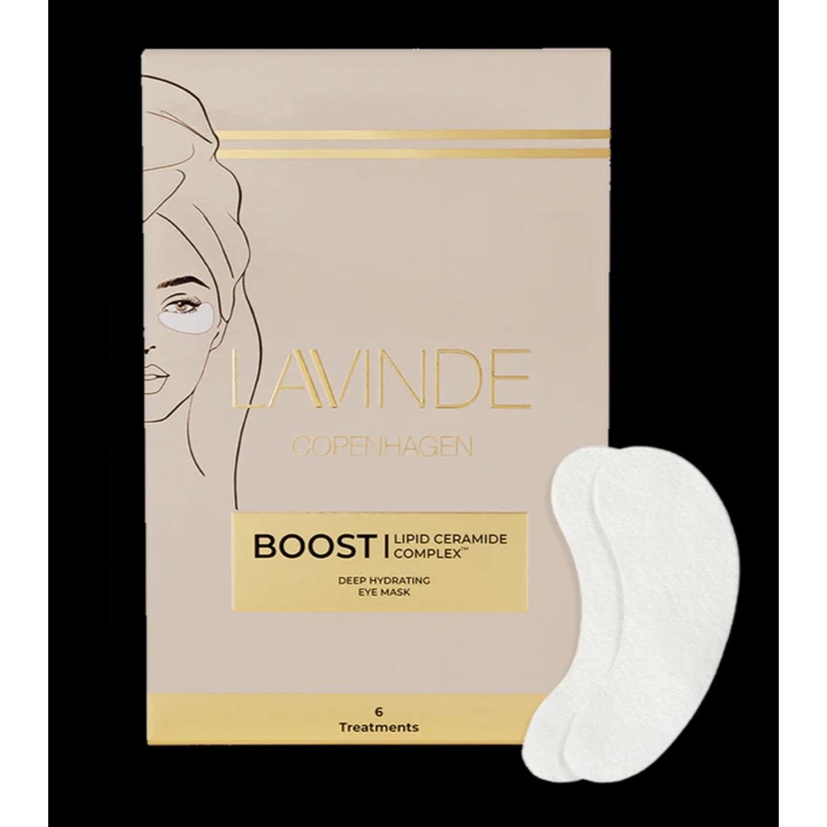 Lavinde BOOST - DEEP HYDRATING EYE MASK, 6 treatments.