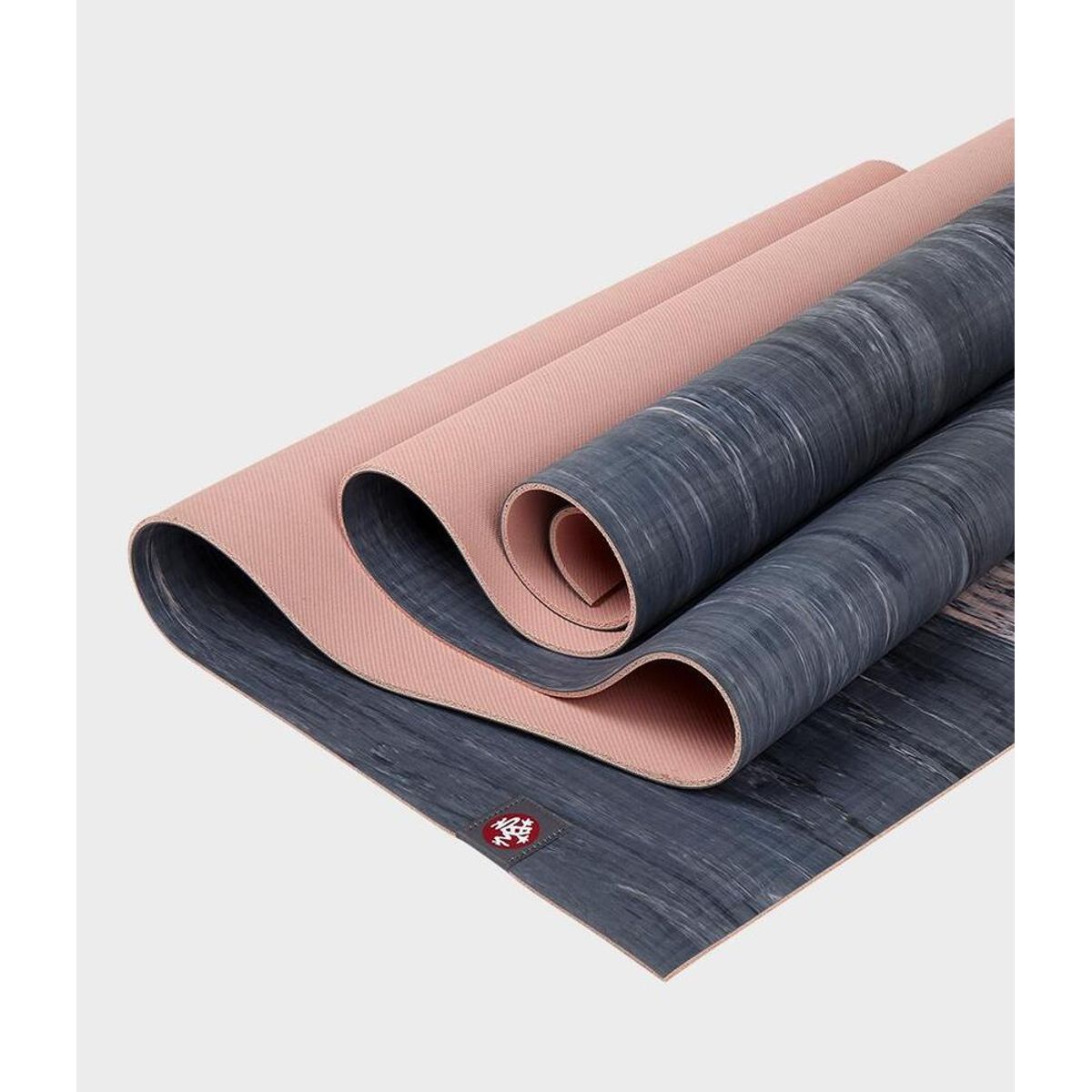 Manduka eKO Lite Yogamåtte coral marbled, 4mm.