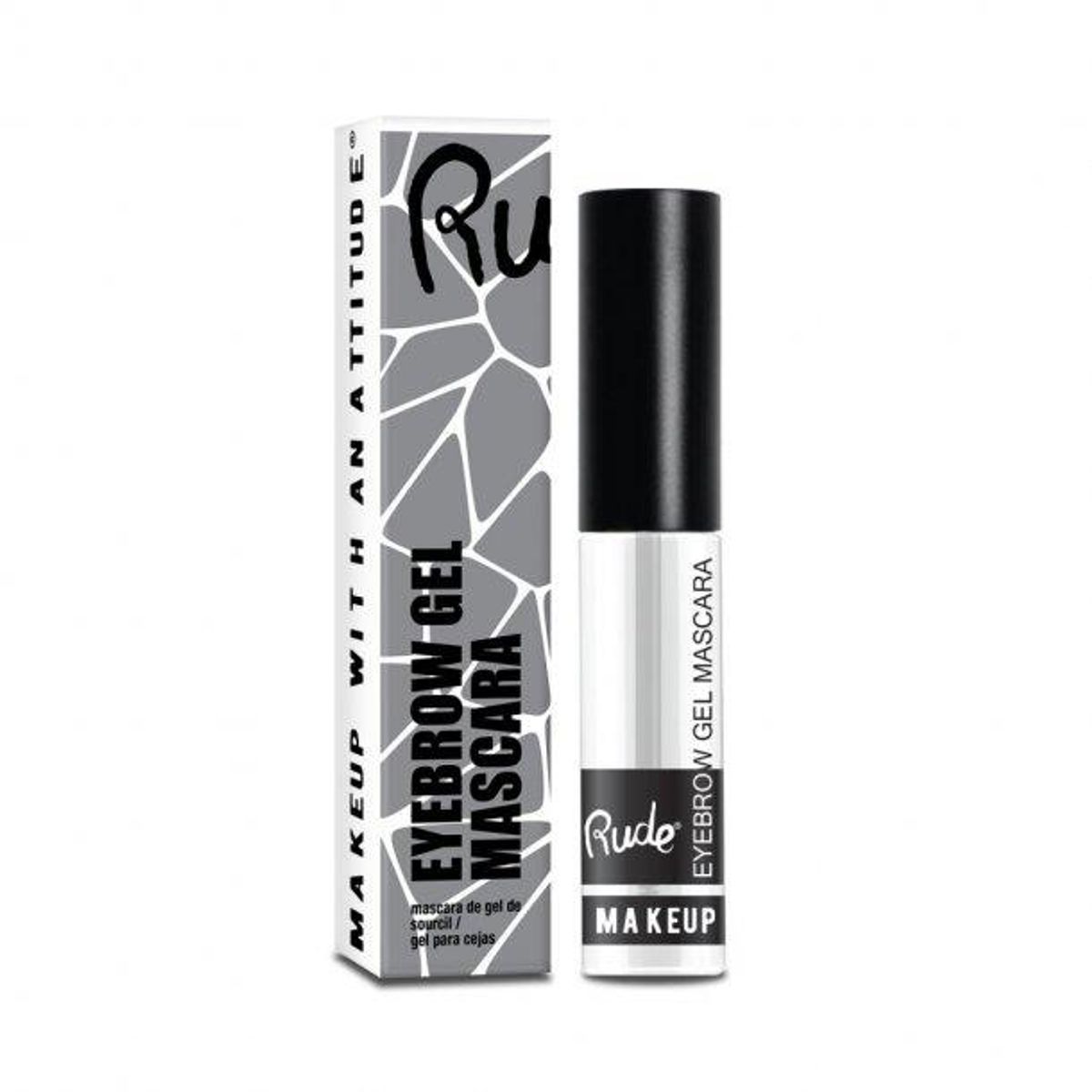 RUDE Cosmetics Eyebrow Gel Mascara - Clear