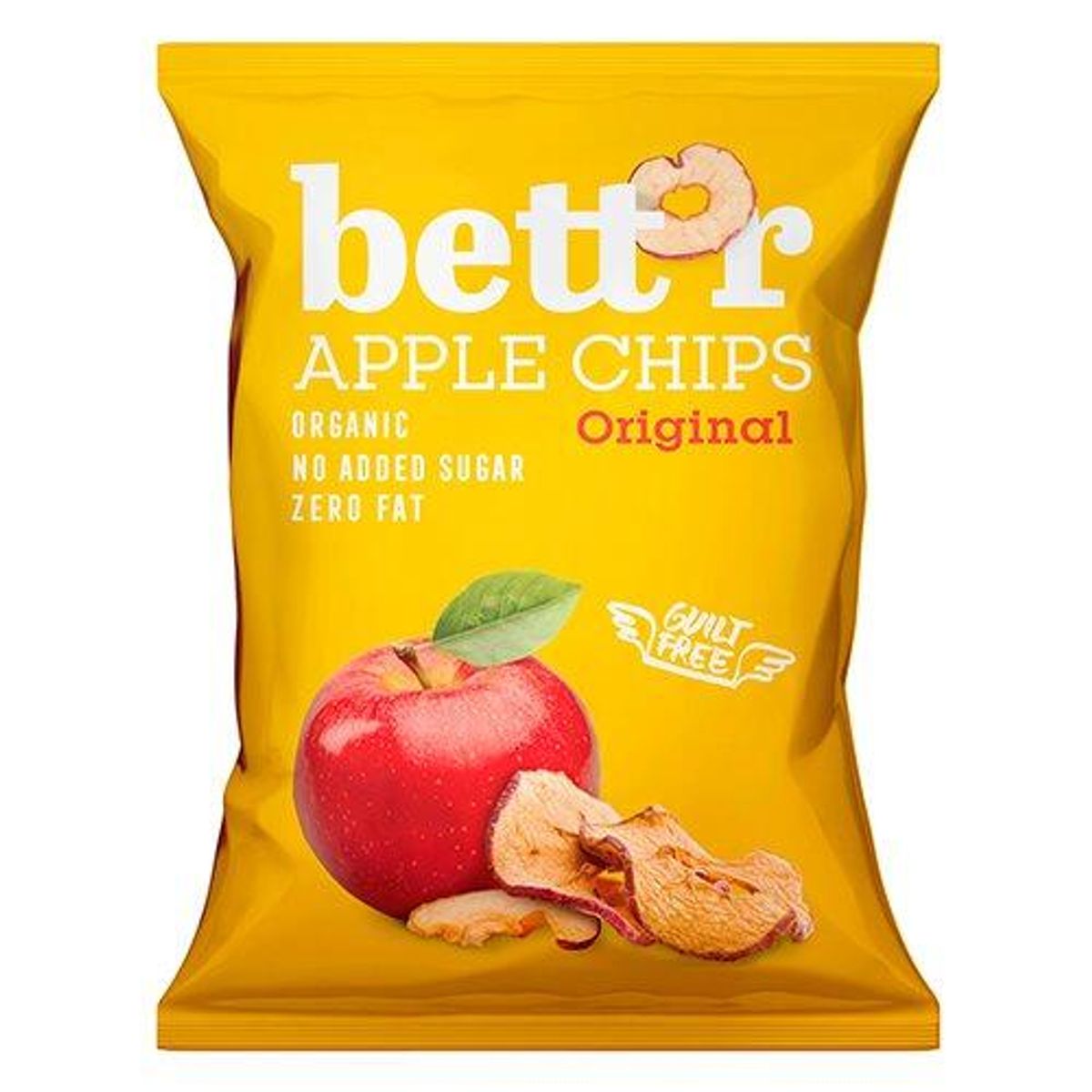 Bett´r Æblechips Ø, 50g.