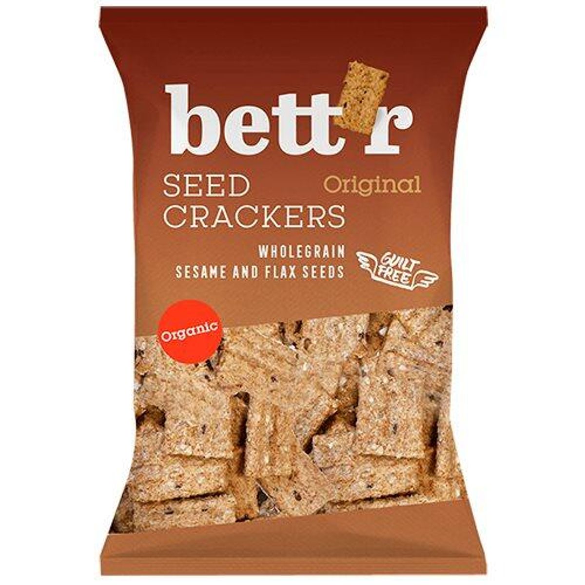 Bett´r Fuldkorns Crackers Ø, 150g