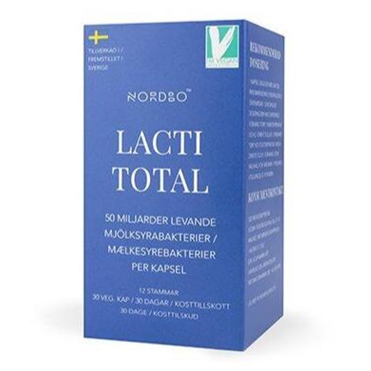 Nordbo LactiTotal, 30 kap.