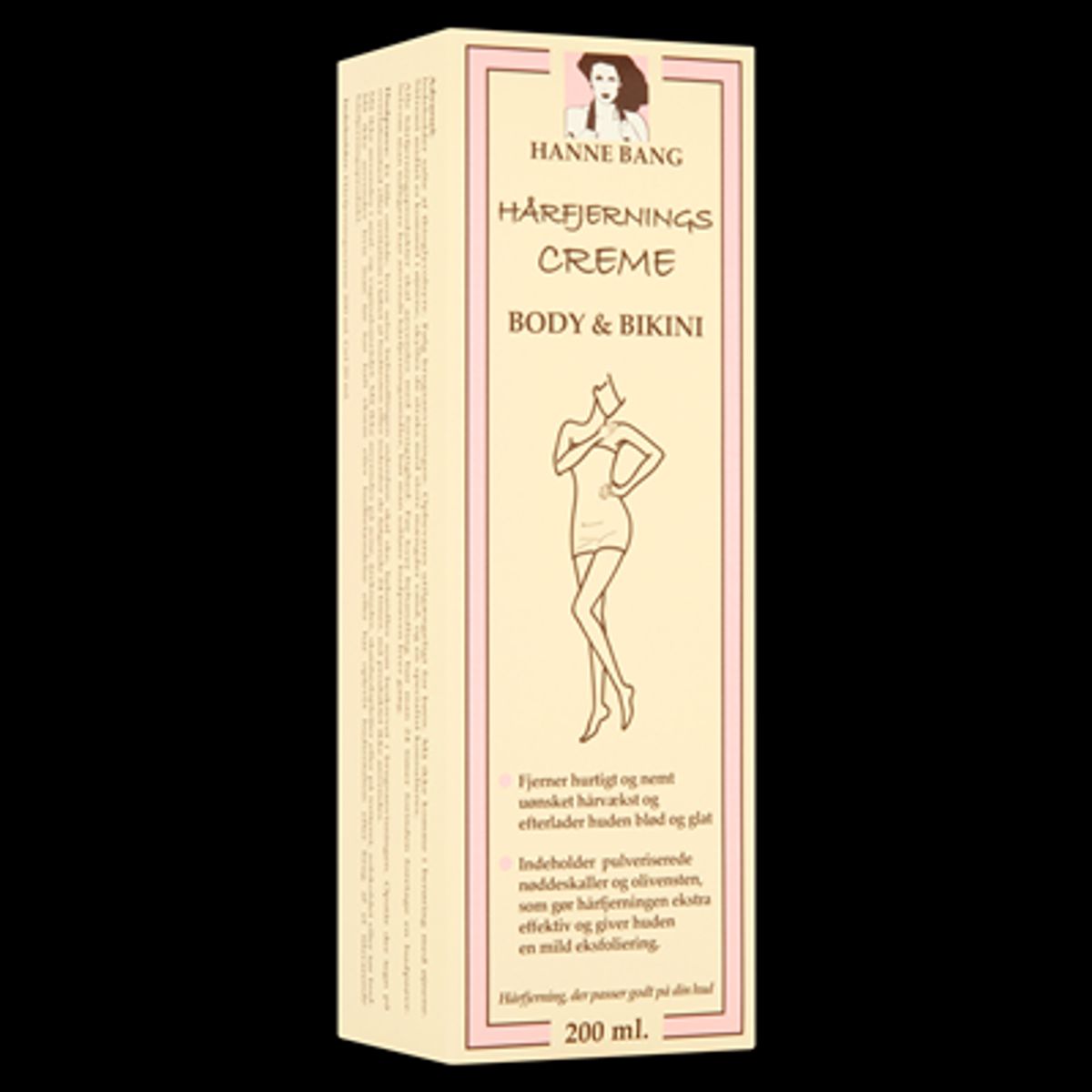 Hanne Bang Hårfjerningscreme Body & Bikini, 200ml.