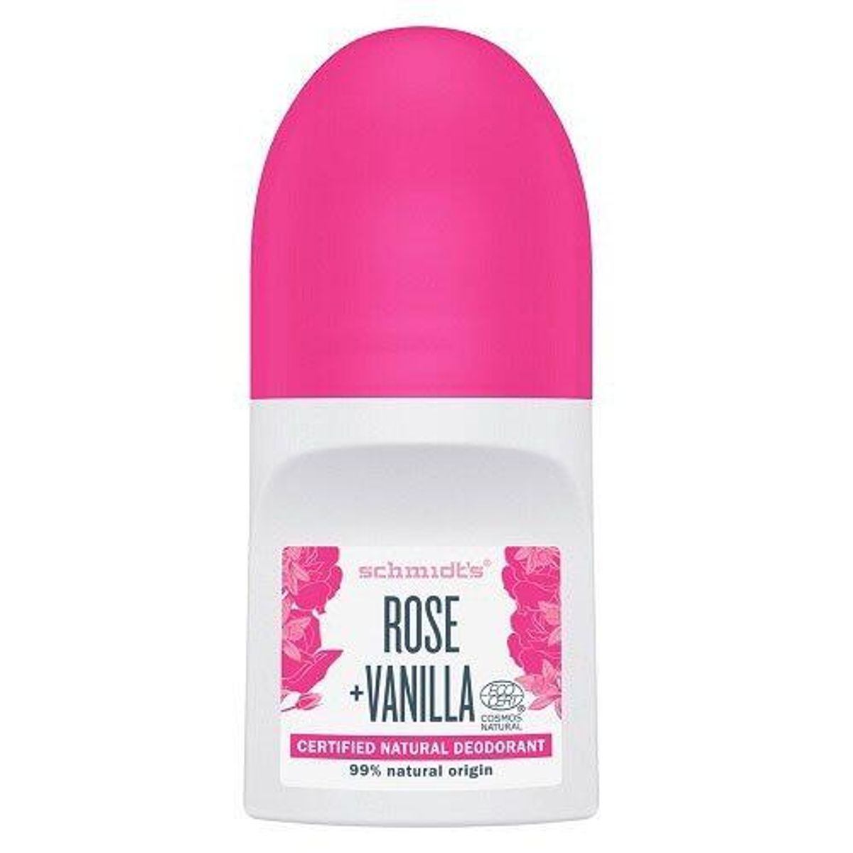 Schmidt´s Roll-On Deodorant Rose & Vanilla, 50ml.