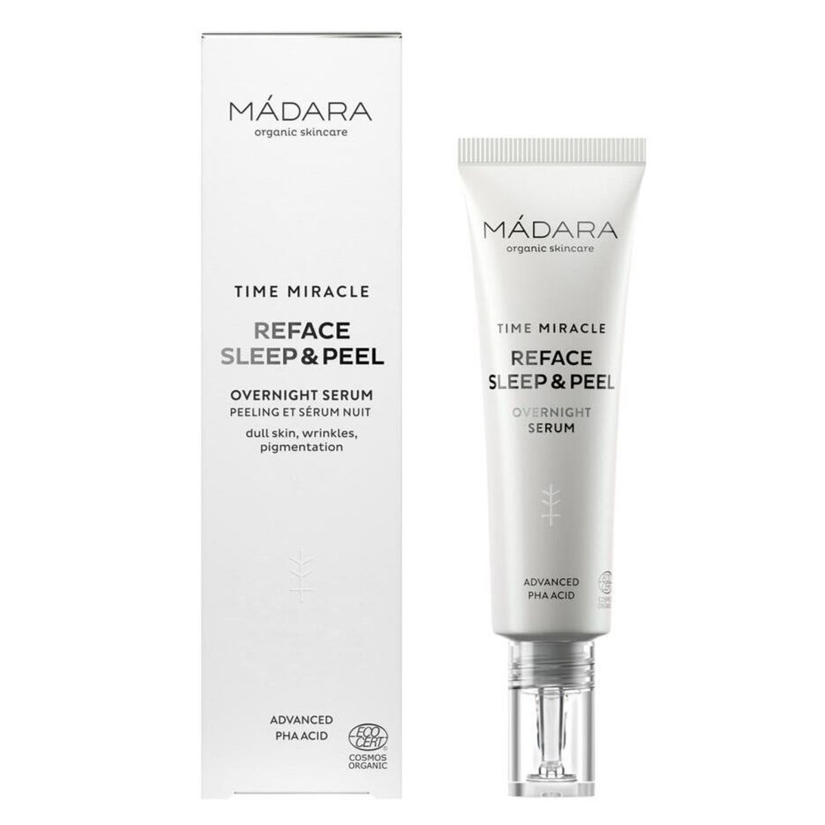 MÃDARA Time Miracle Reface Sleep & Peel Overnight Serum, 30ml.