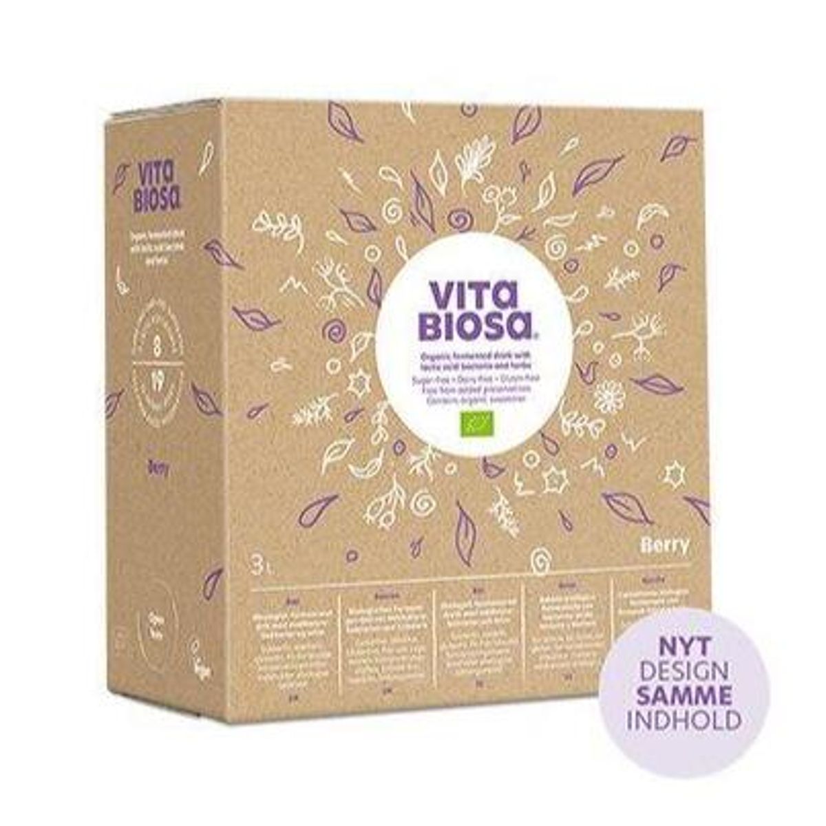 Vita Biosa Bær Ø bag-in-box, 3L.