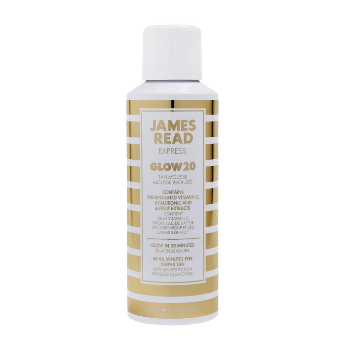 James Read GLOW20 Tan Mousse, 200ml.