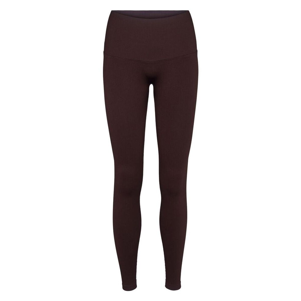 Bella Beluga Seamless Ribbed Tights, Chocolate